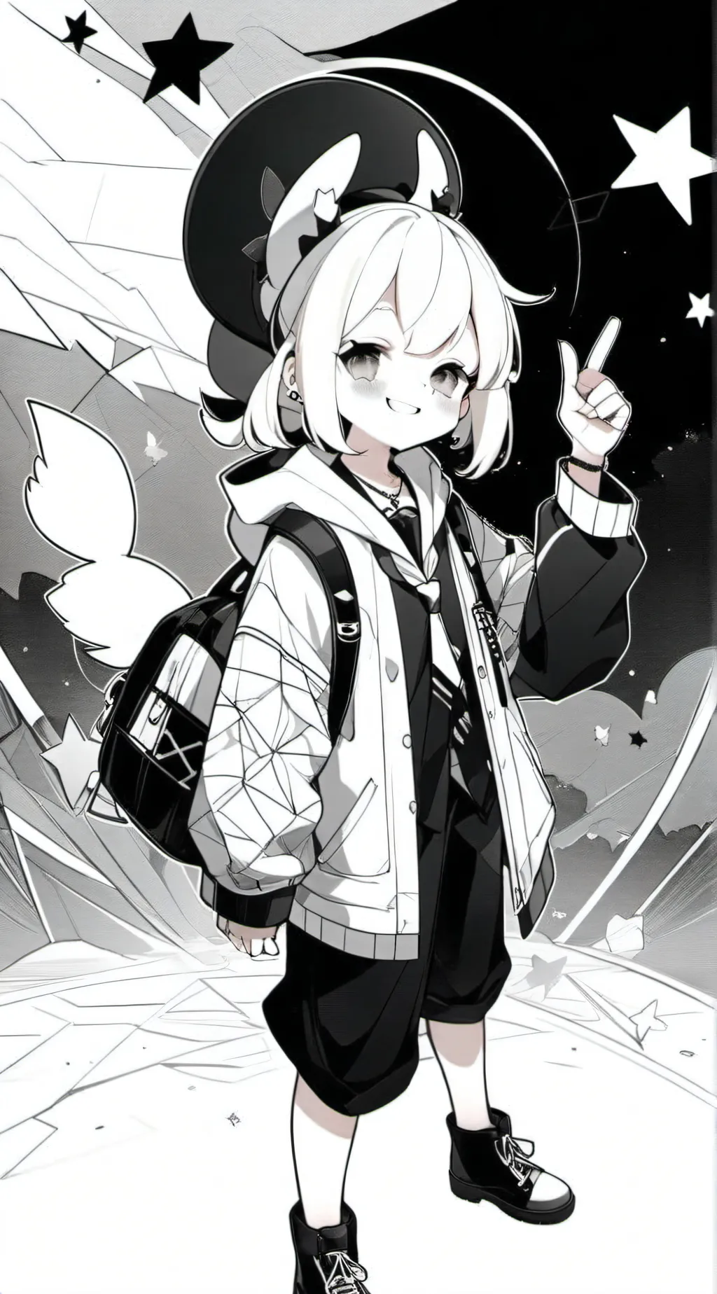 ai character: Klee with a middle background