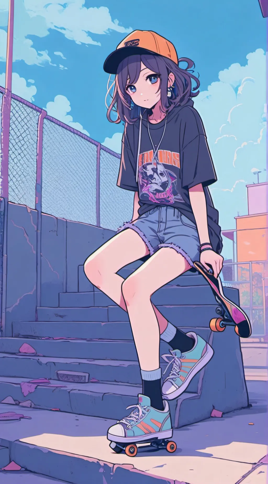 ai character: Snow Carson background