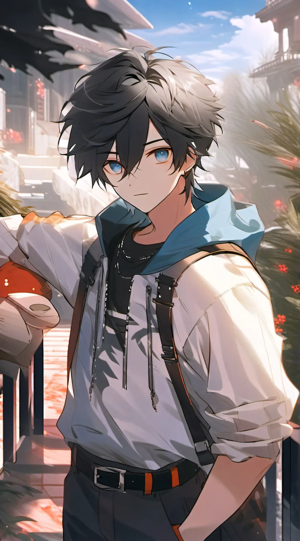 ai character: Zero background