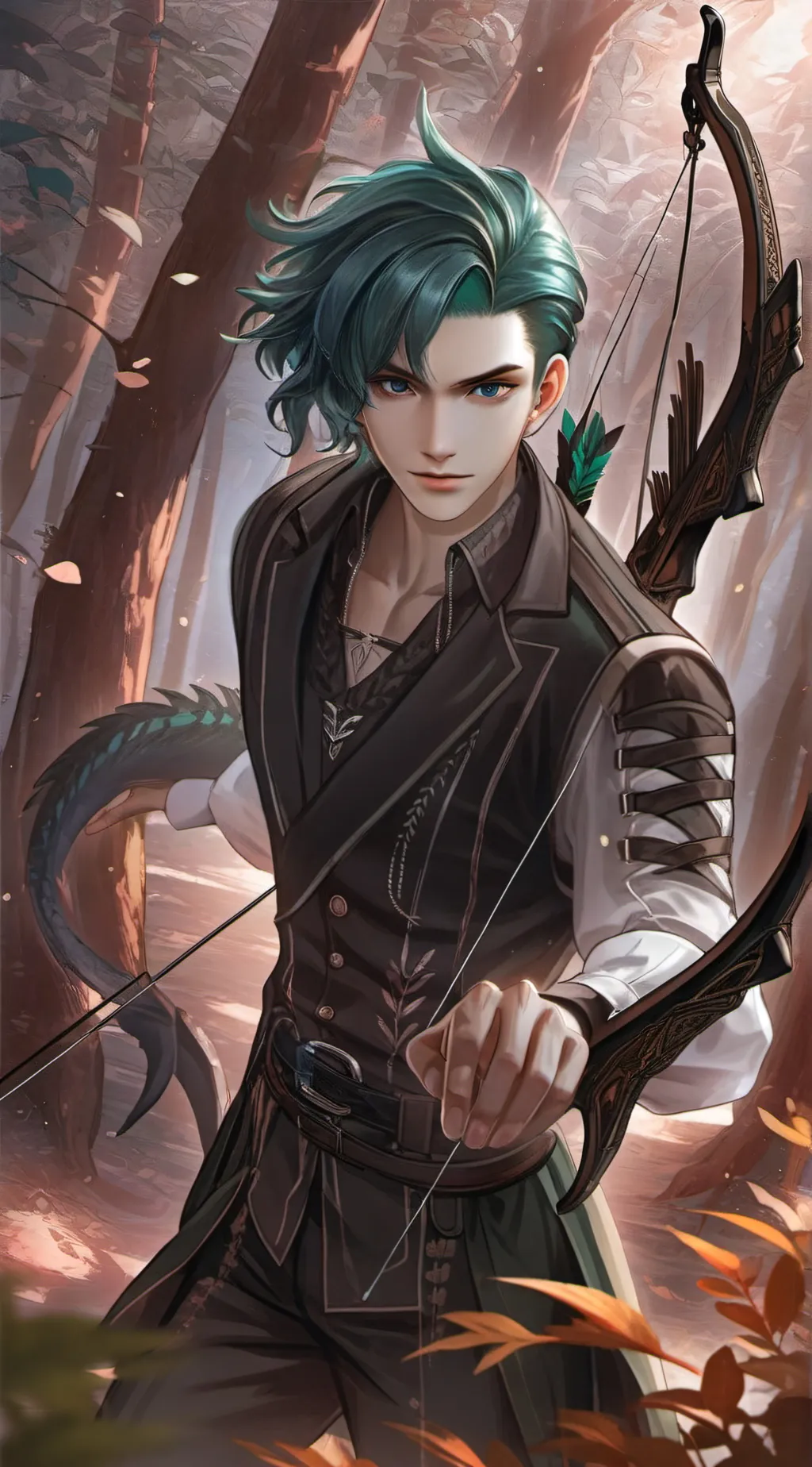 ai character: Holland Vvood background