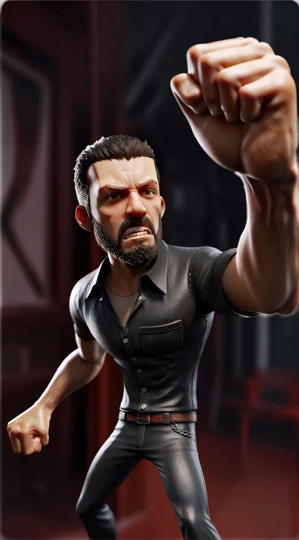 ai character: charly Pascoe mean background