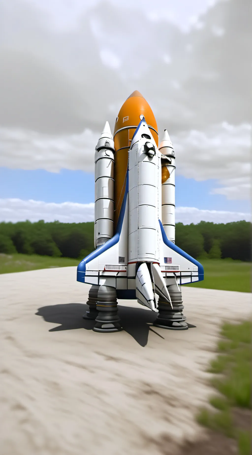 ai character: Rocket ship background