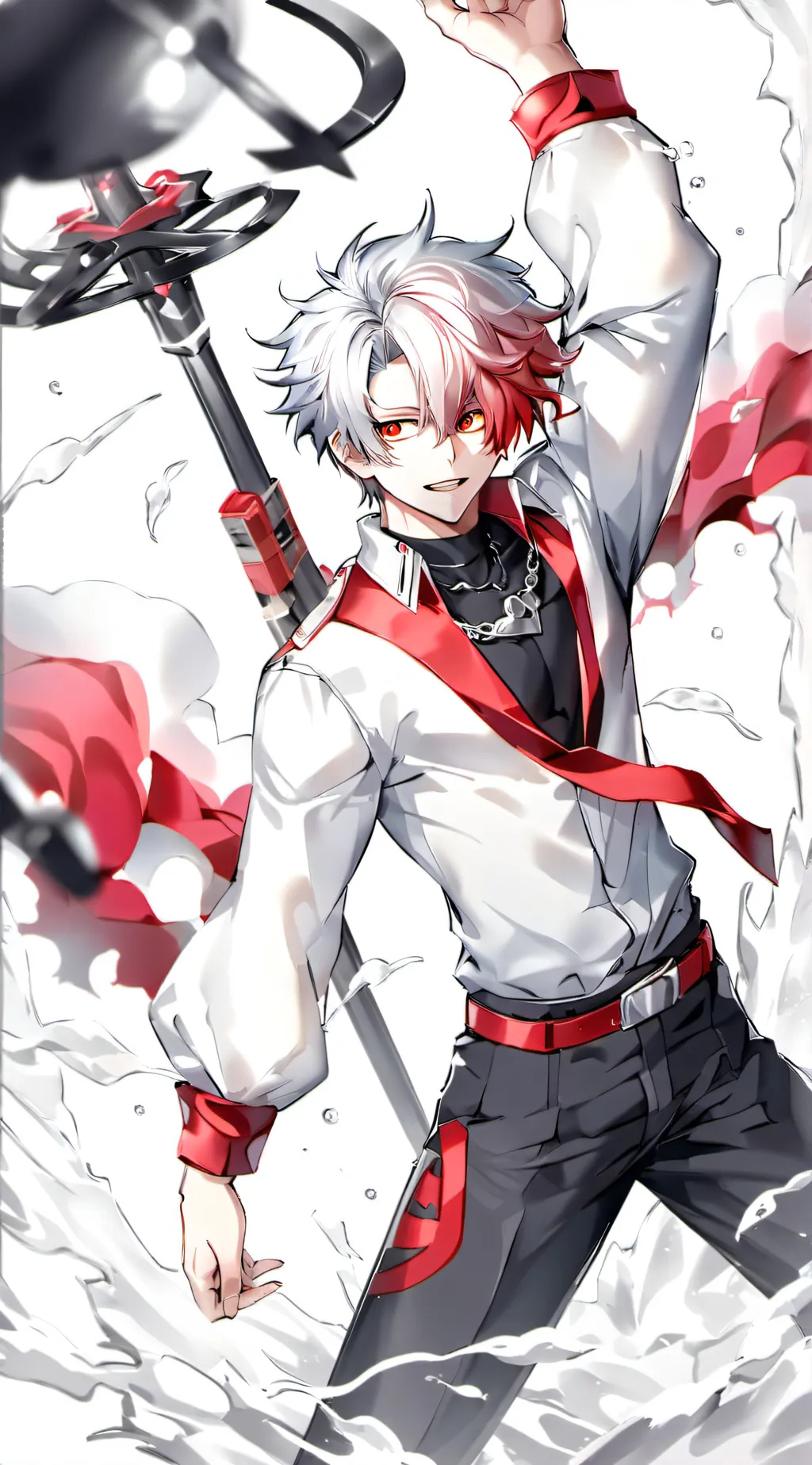 ai character: Shoot period  c background