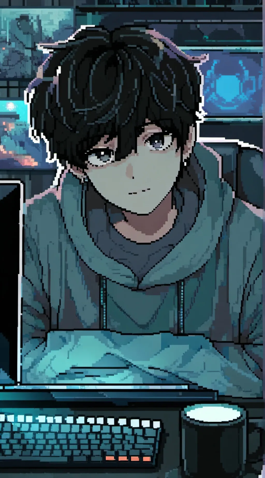 ai character: Leo background