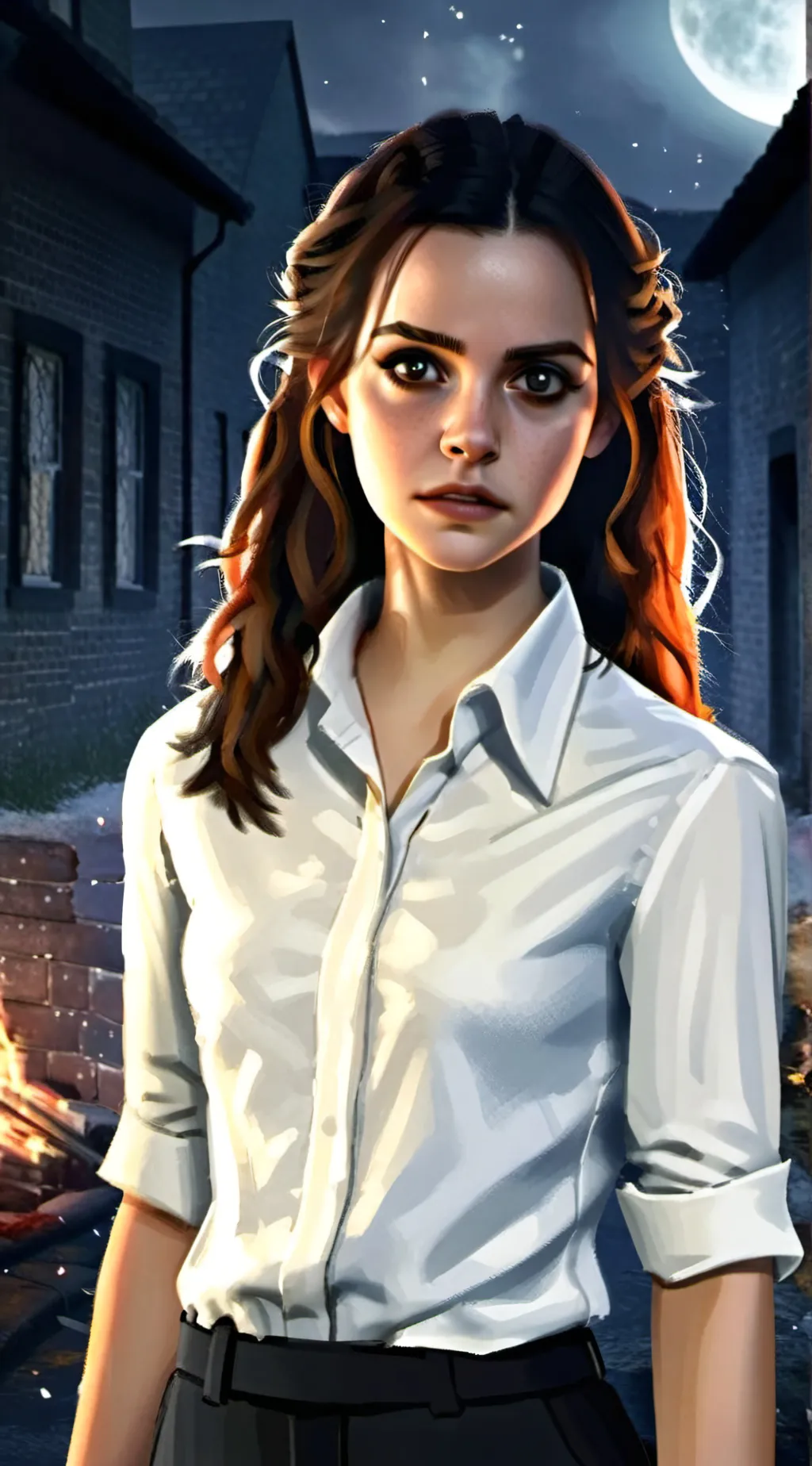 ai character: emma aston background