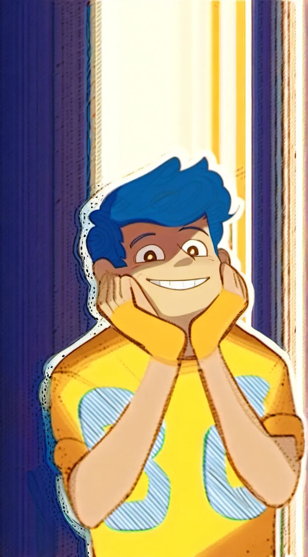 ai character: welcome home  background