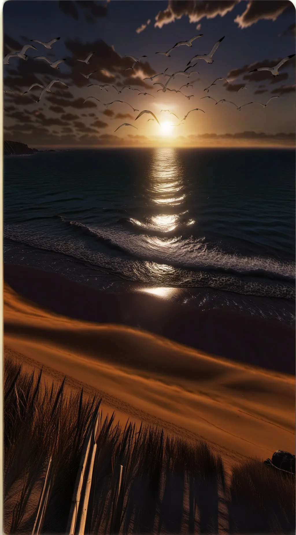 ai character: fpe  beach background