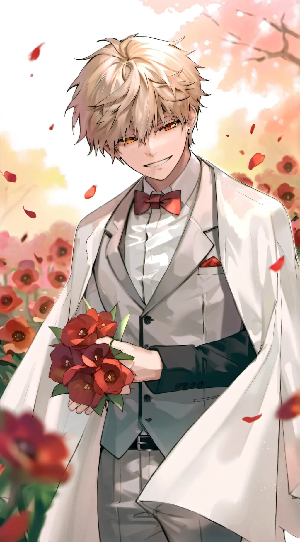 ai character: Katsuki Bakugo  background