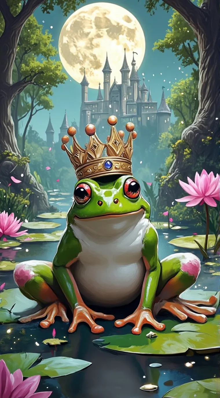 ai character: The Frog Prince background