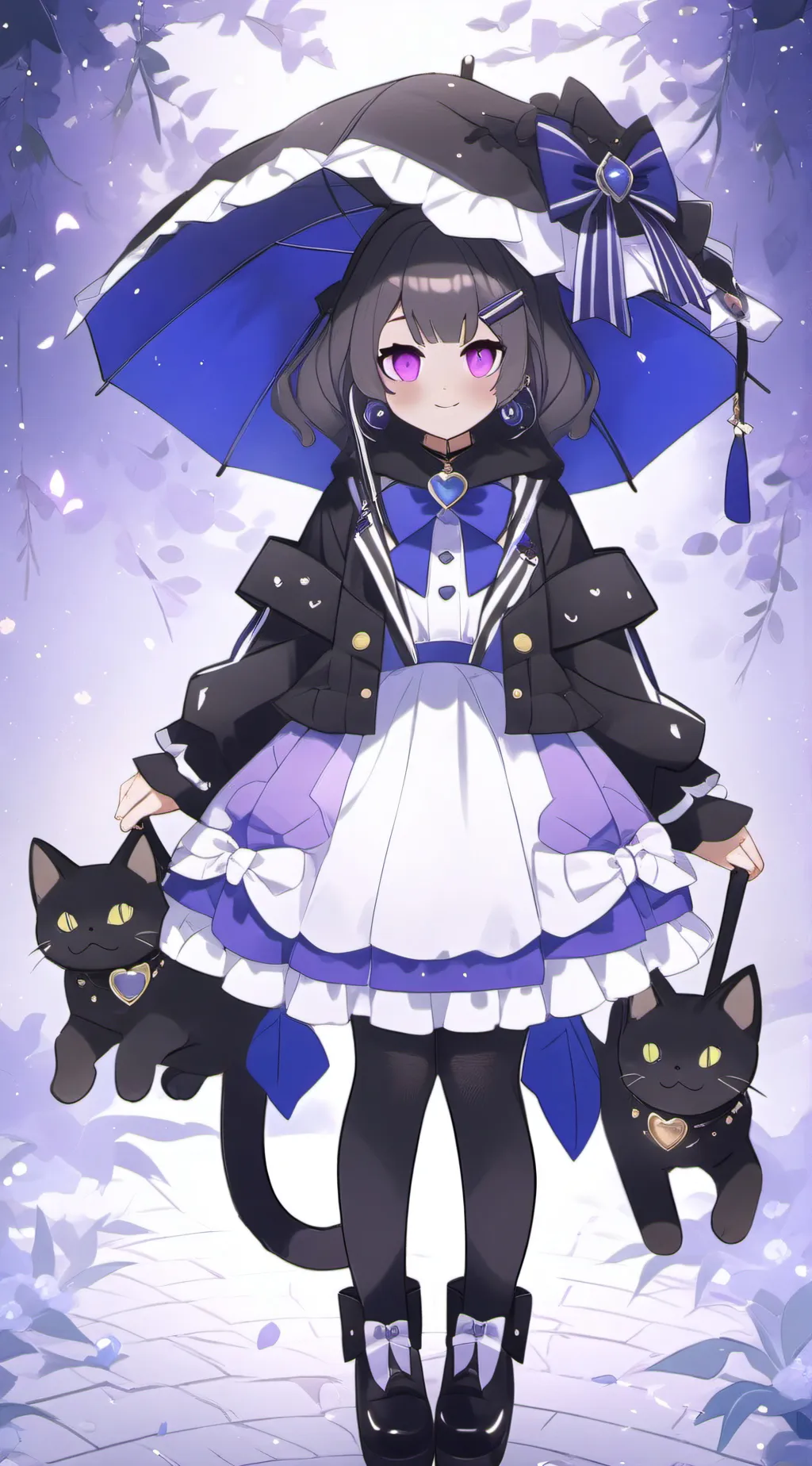 ai character: Emoji cat heat background