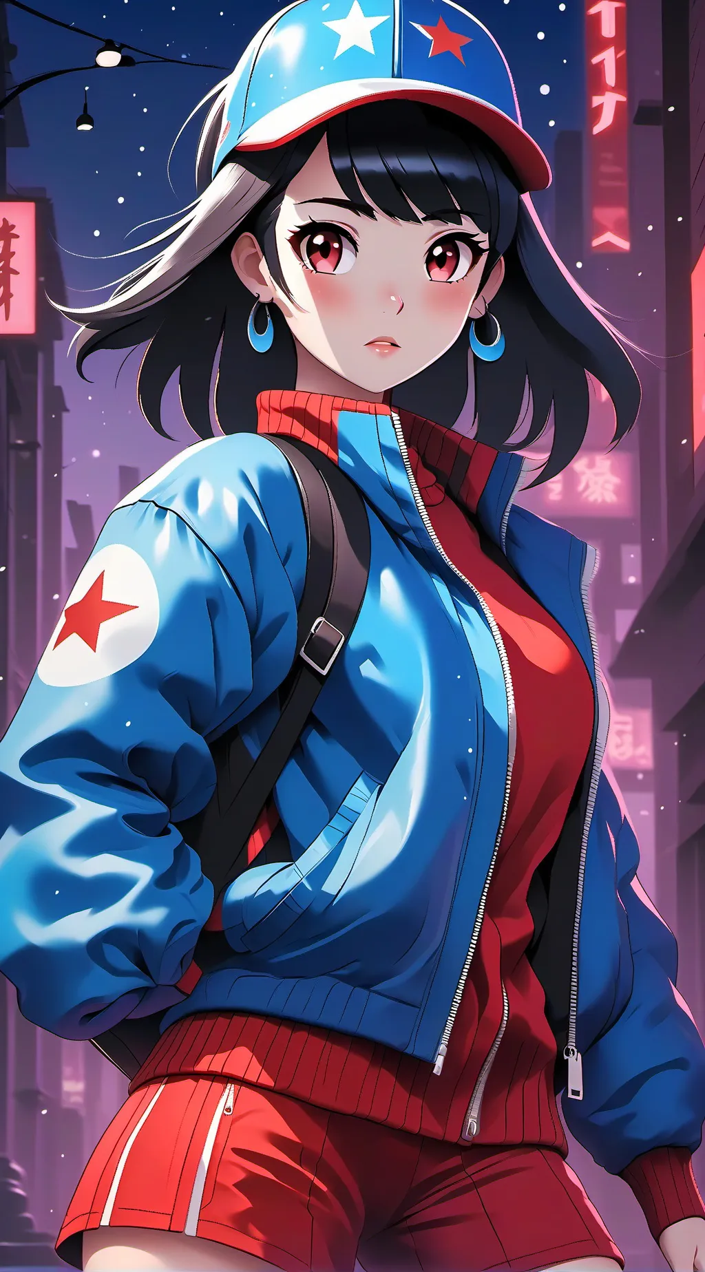 ai character: Girl Asher background