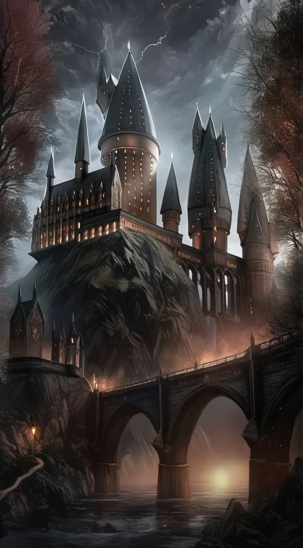 ai character: HOGWARTS background