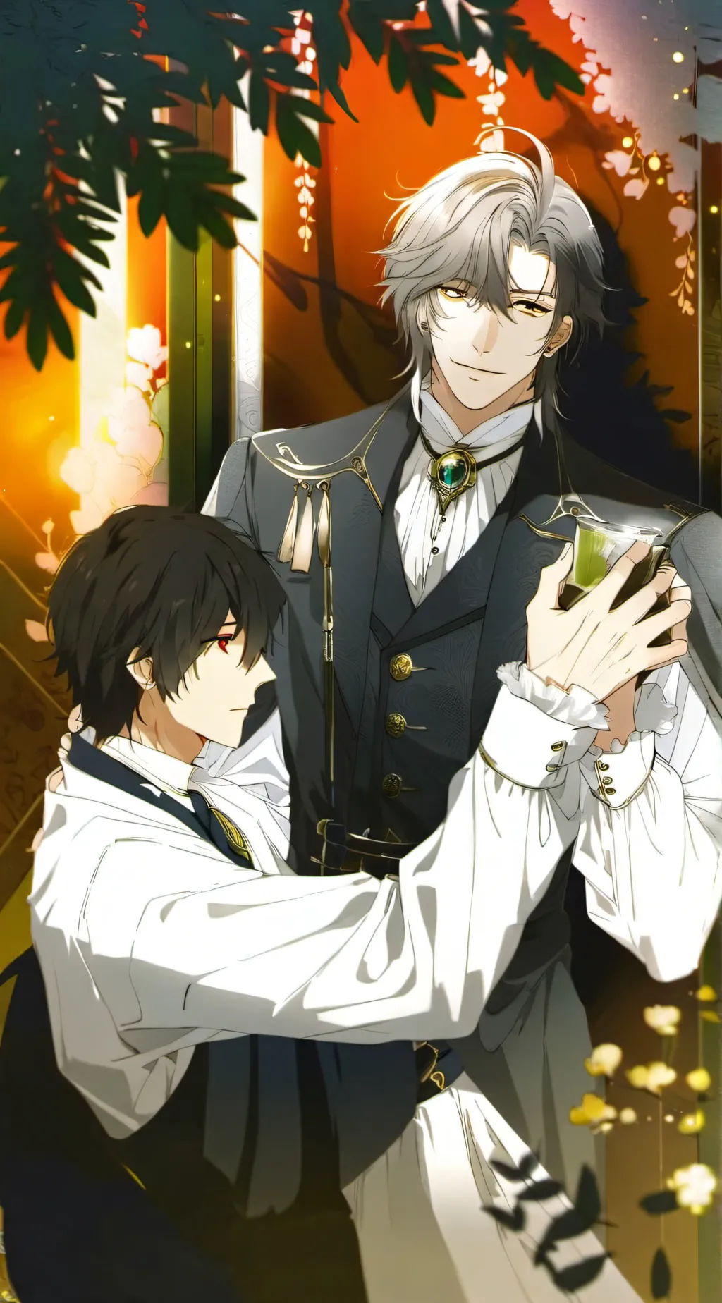 ai character: Slime hand background