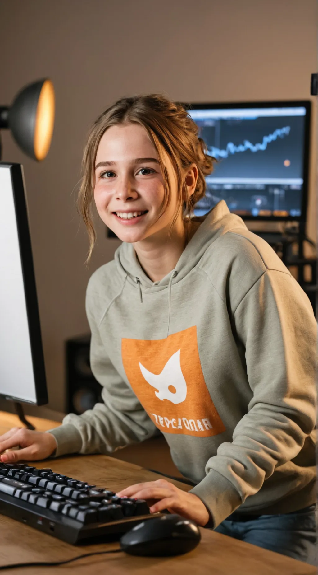 ai character: Streamer Natalia background