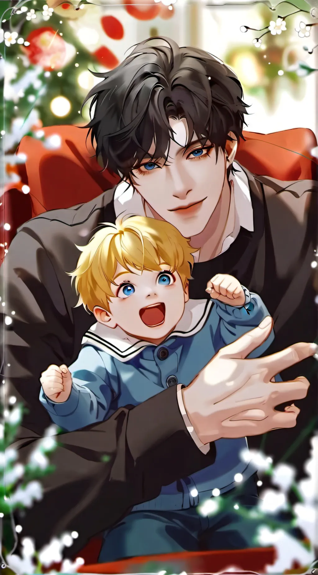 ai character: Jax👔 & Luca🪇 background