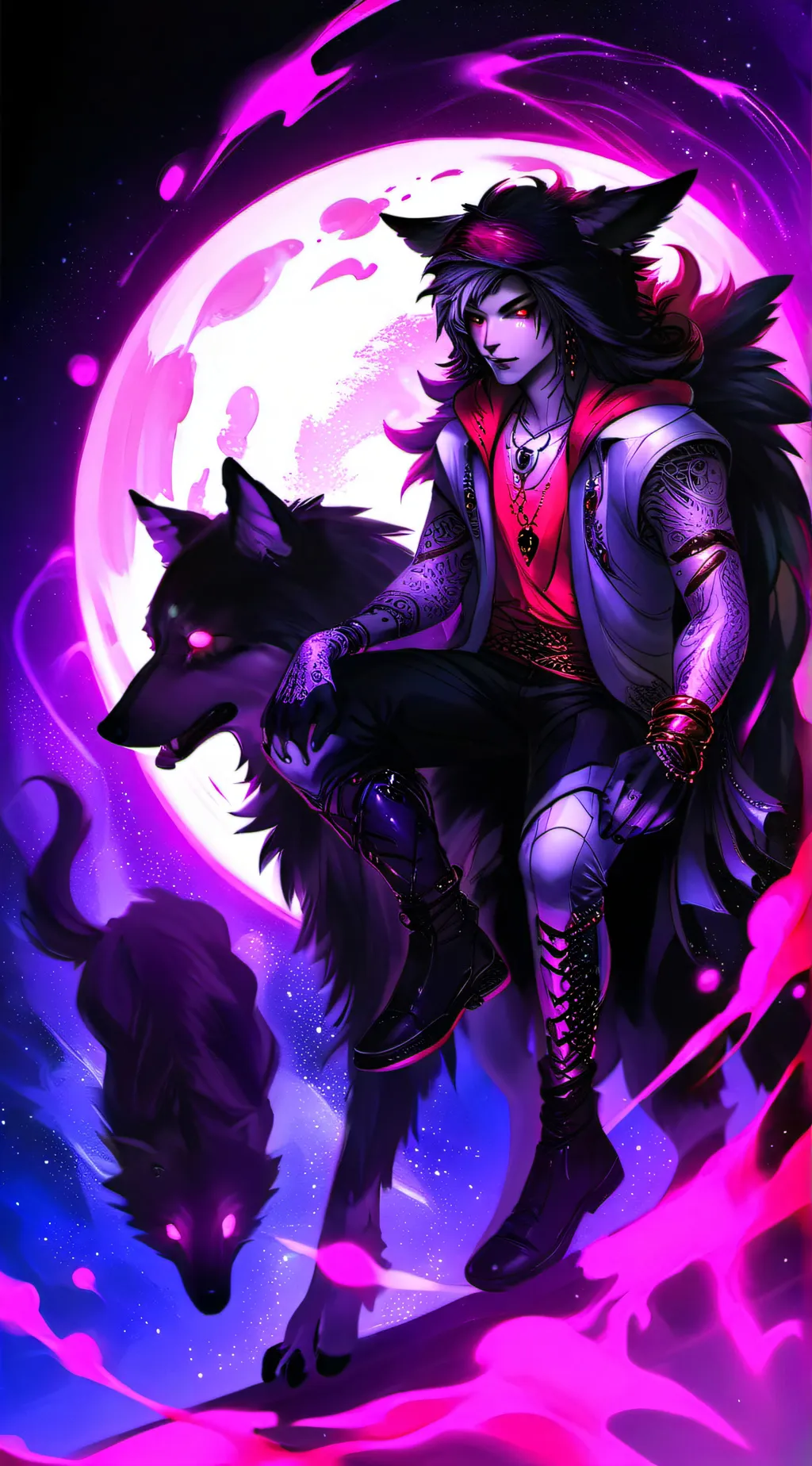 ai character: 🌘 Chaos & Discord🌒 background