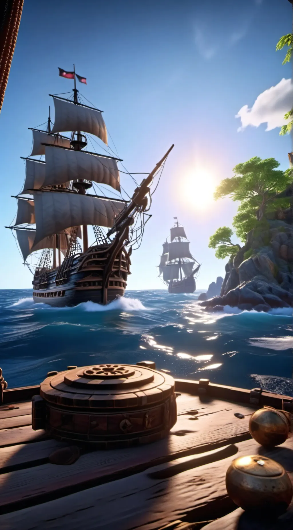 ai character: pirates 🪖🪖🪖 background