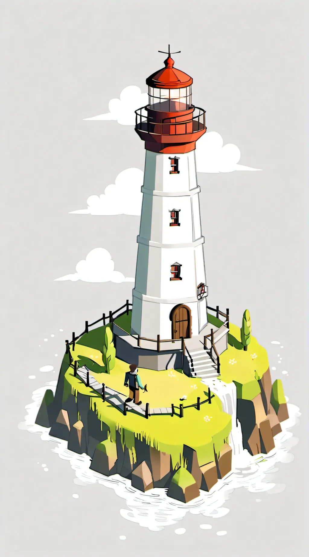 ai character: test background