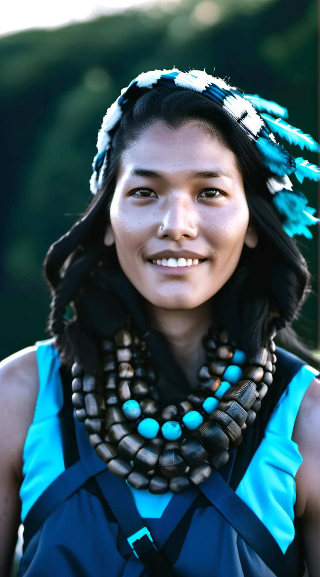 ai character: Salish matter background