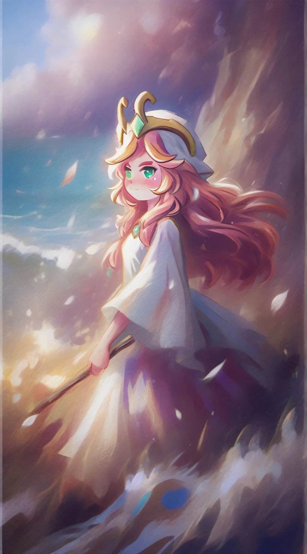 ai character: Katy background