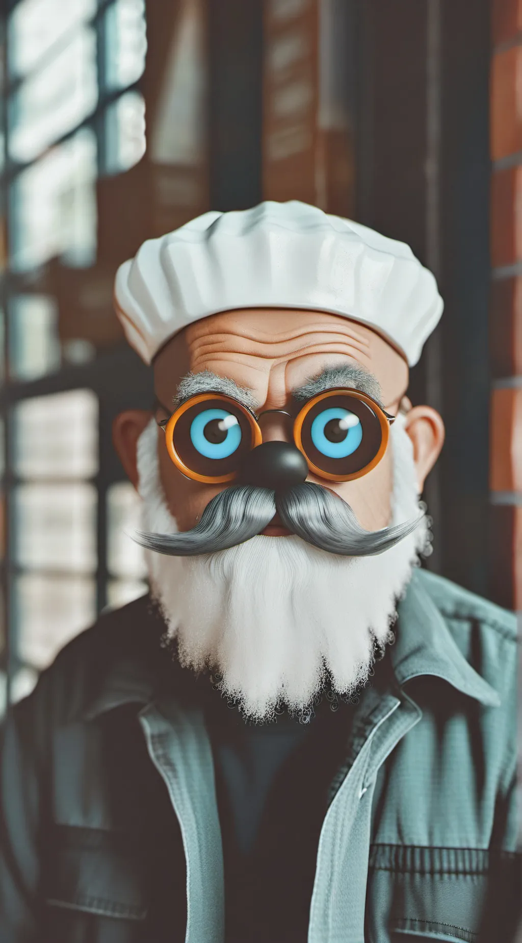 ai character: Klasky csupo robot background