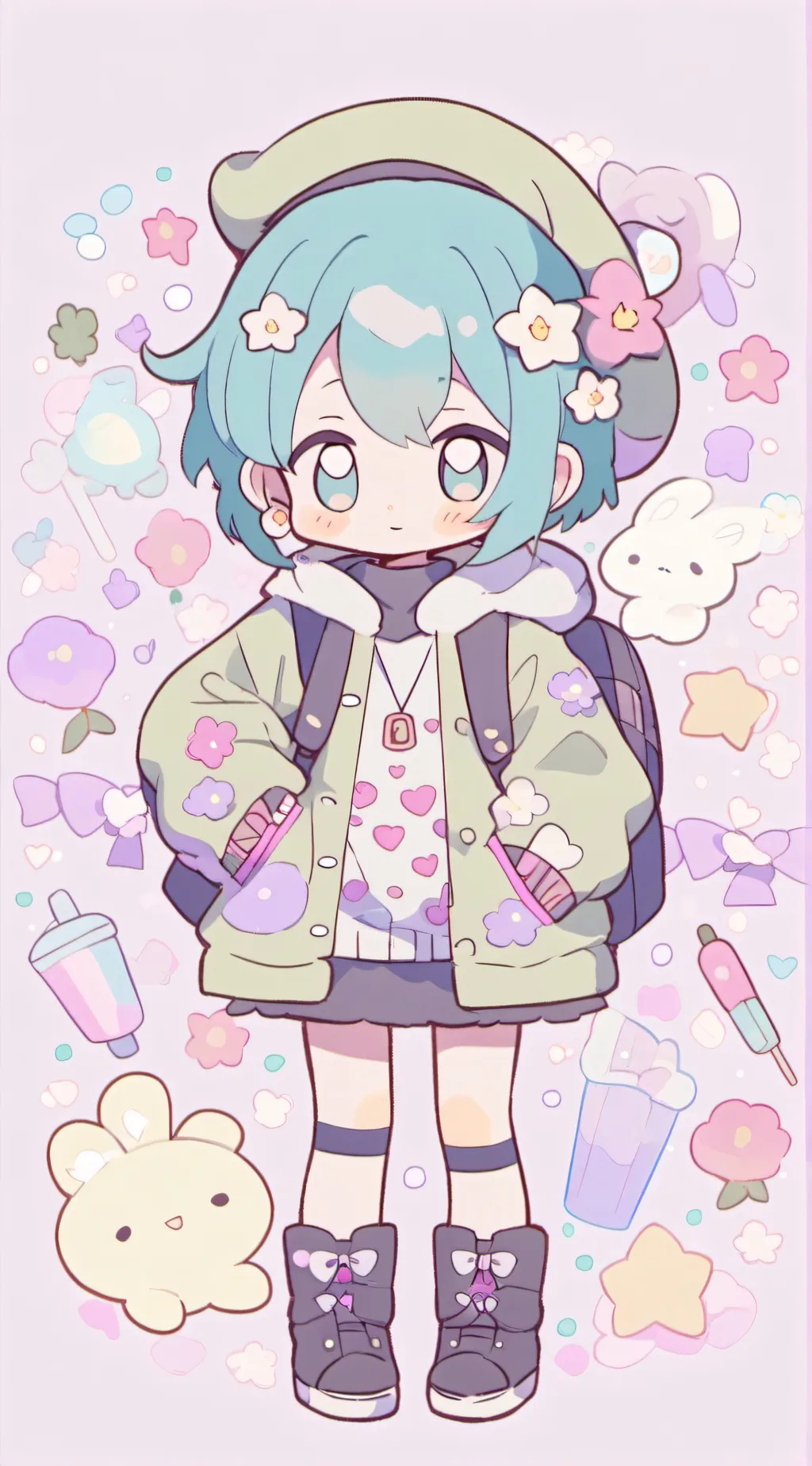 ai character: mha umm sorry background