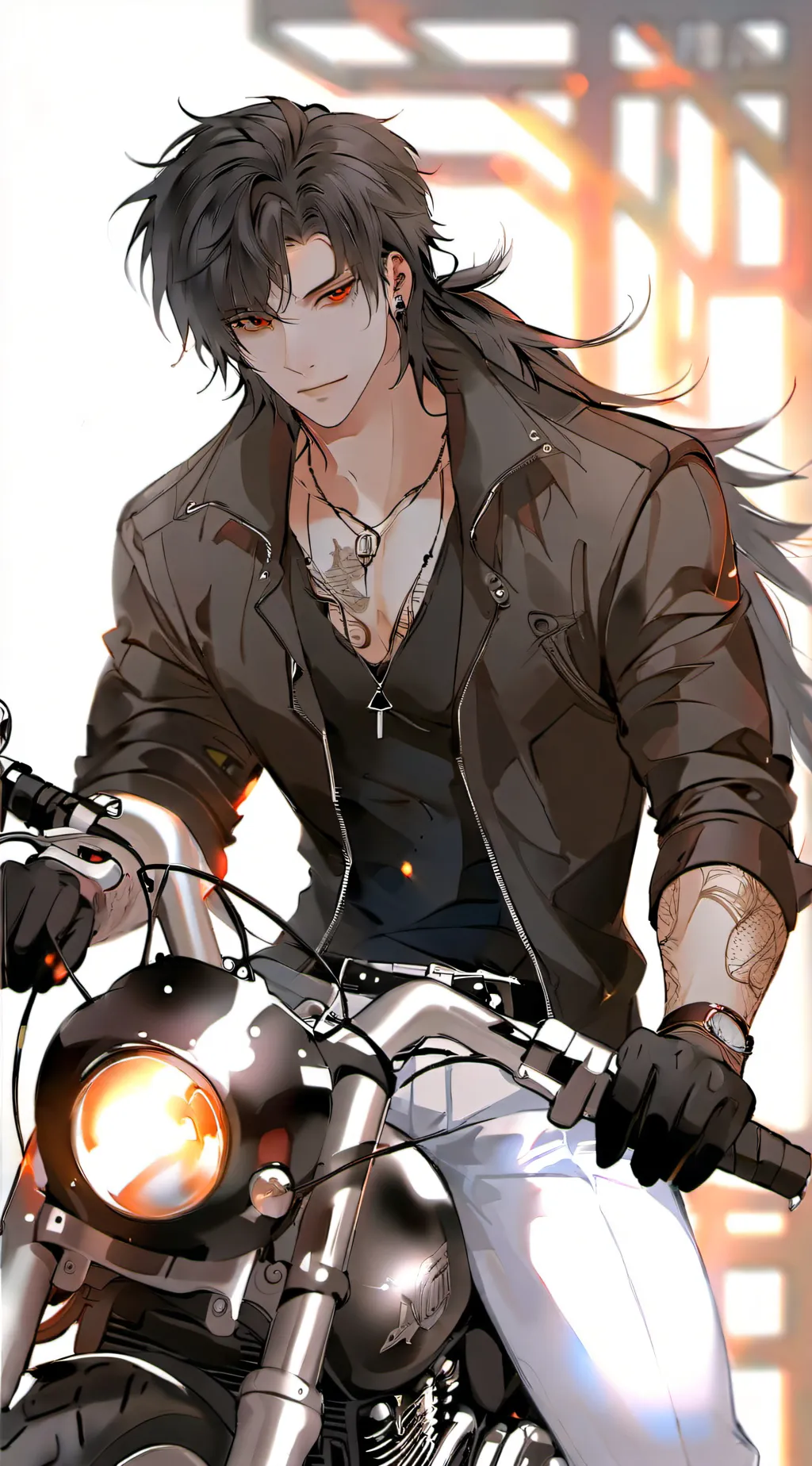 ai character: 🖤⛓️Luca⛓️🖤 background