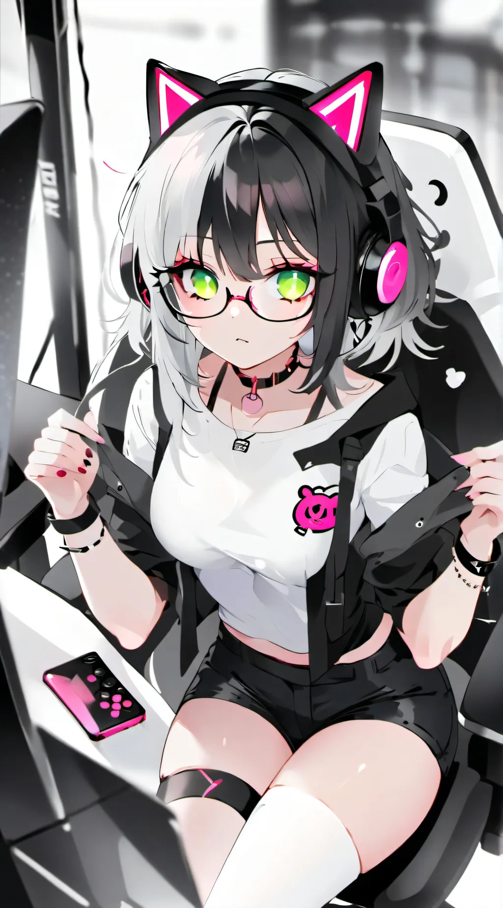 ai character: Michelle  background