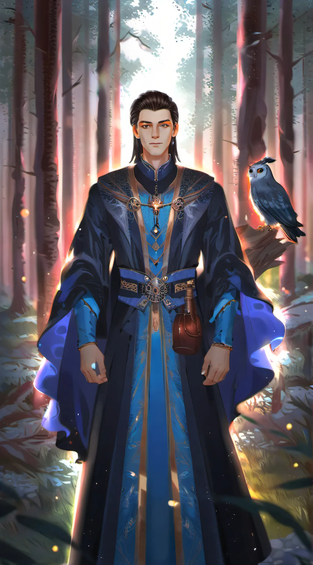 ai character: Prince Owliver  background