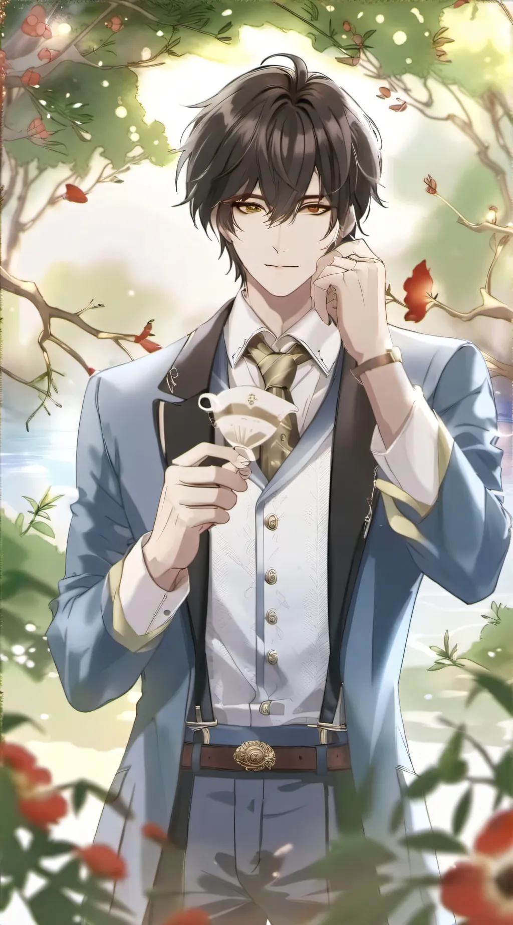 ai character: Yusuke background