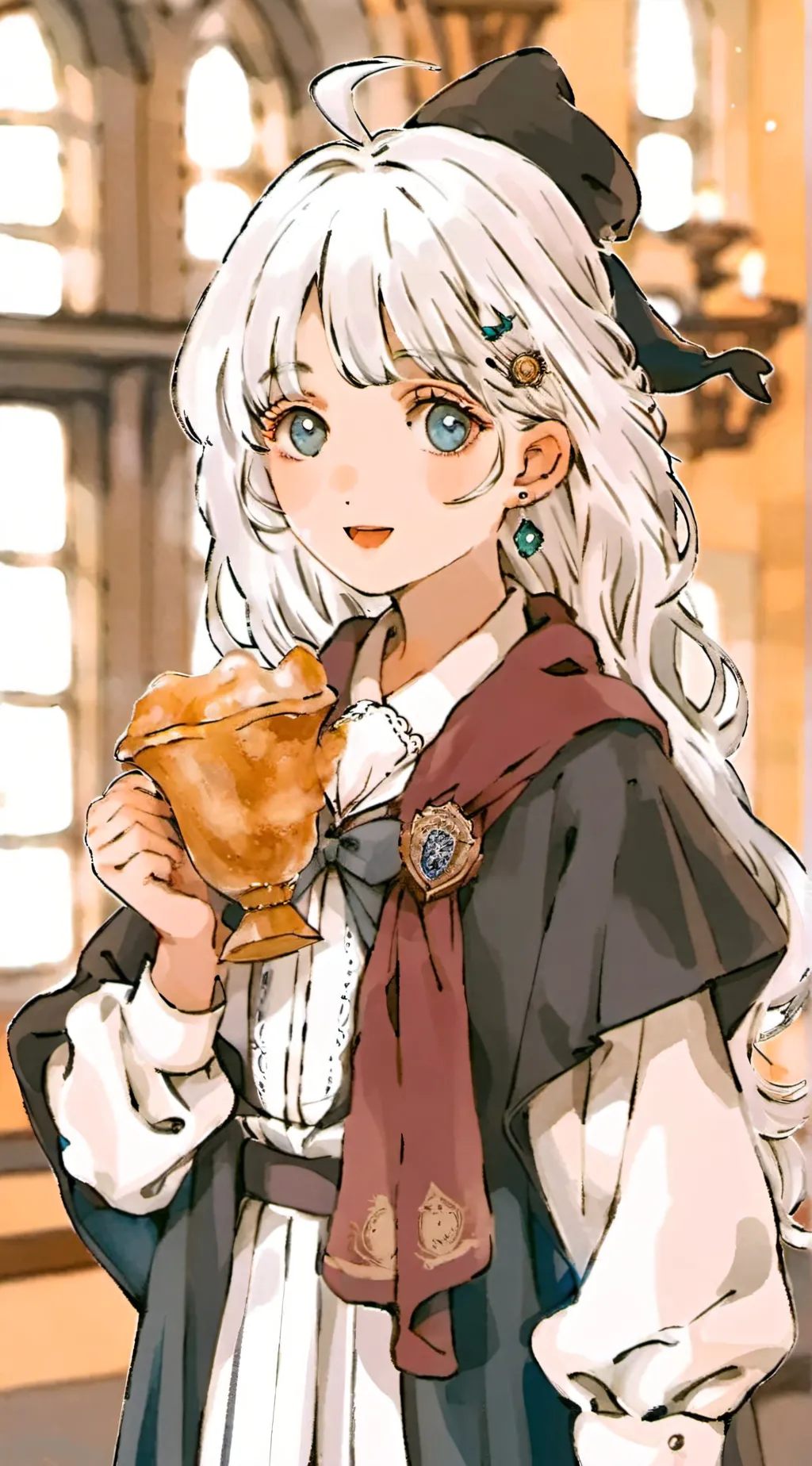 ai character: Luna  background