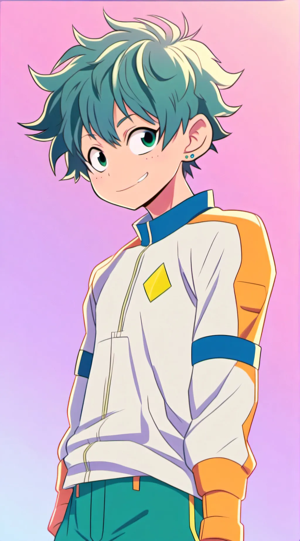 ai character: Deku background