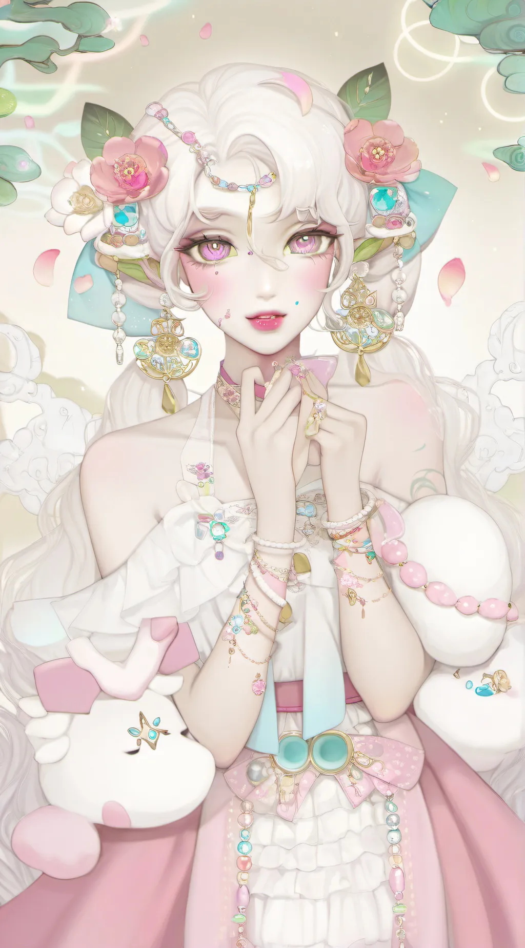 ai character: Monica Pelia background