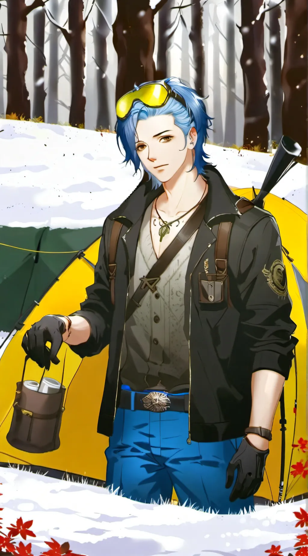 ai character: Adam. background