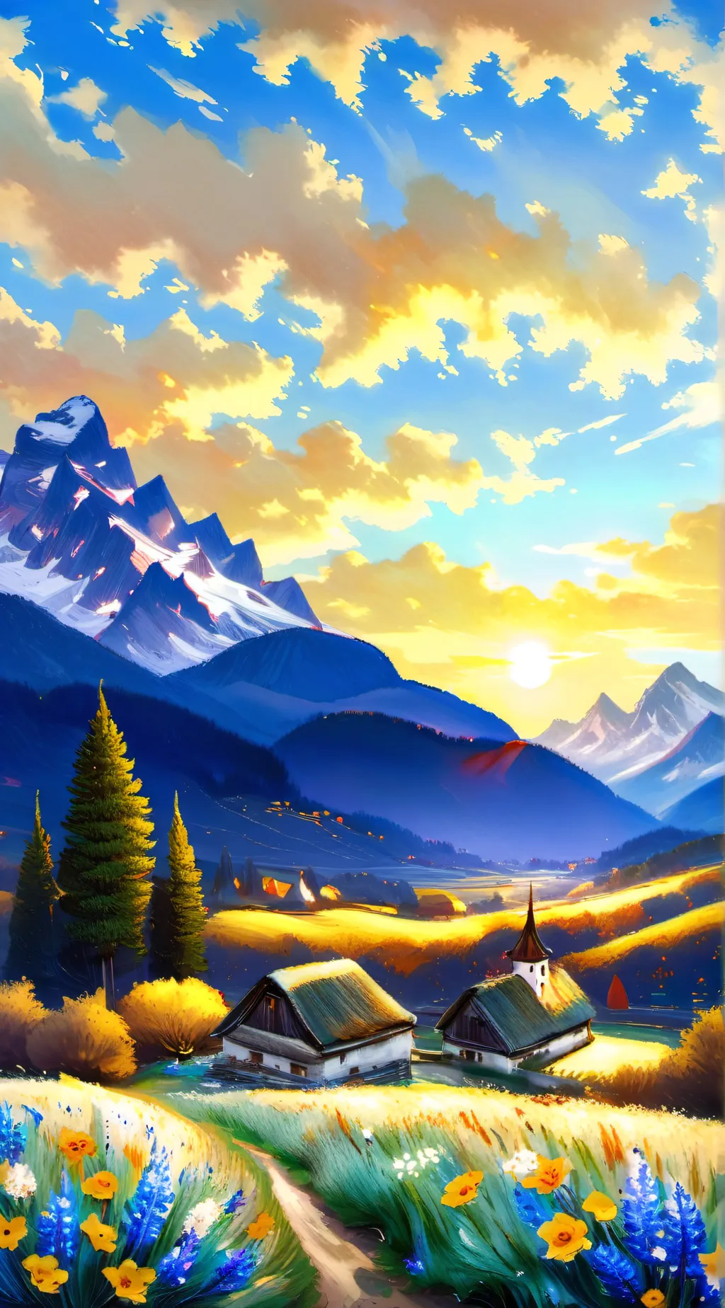 ai character: countryhuman background