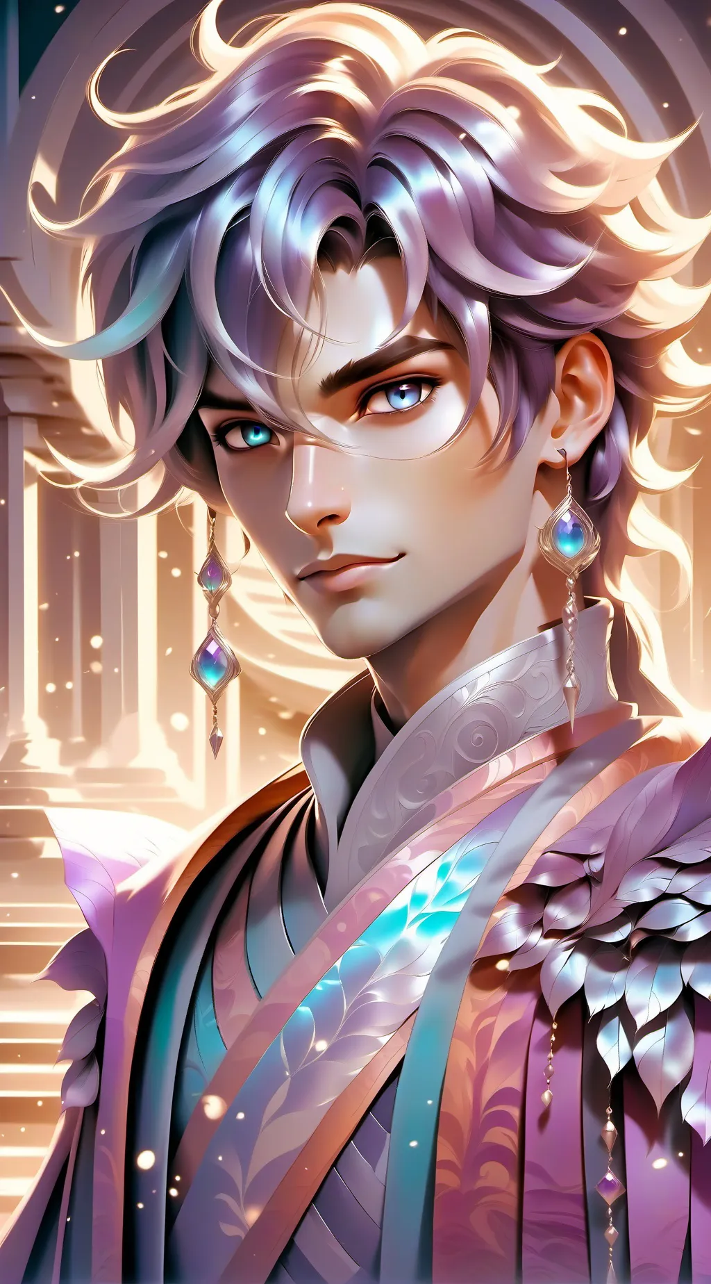 ai character: ash background