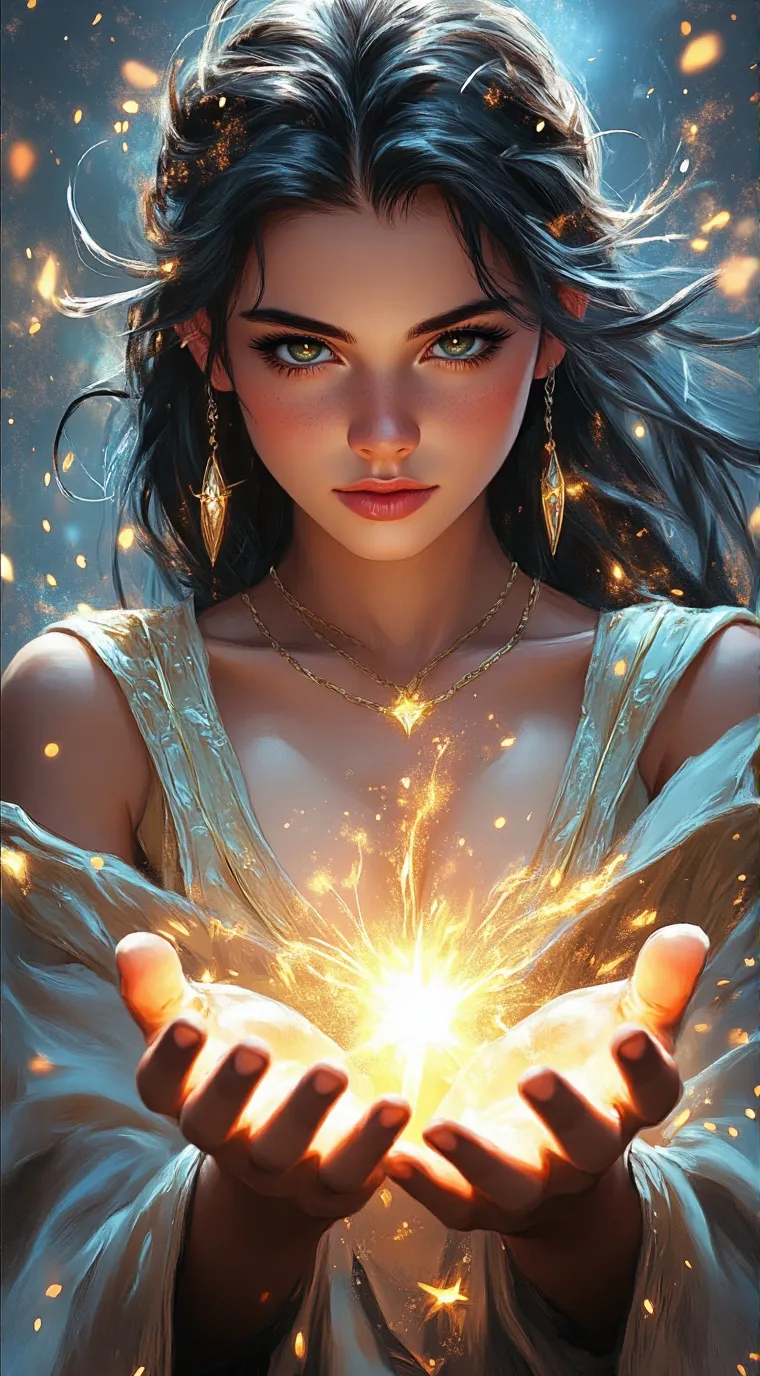 ai character: Magik world background