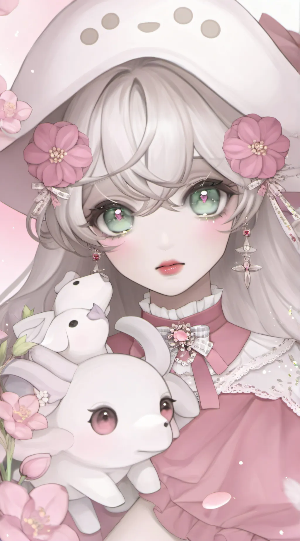 ai character: Celine  background