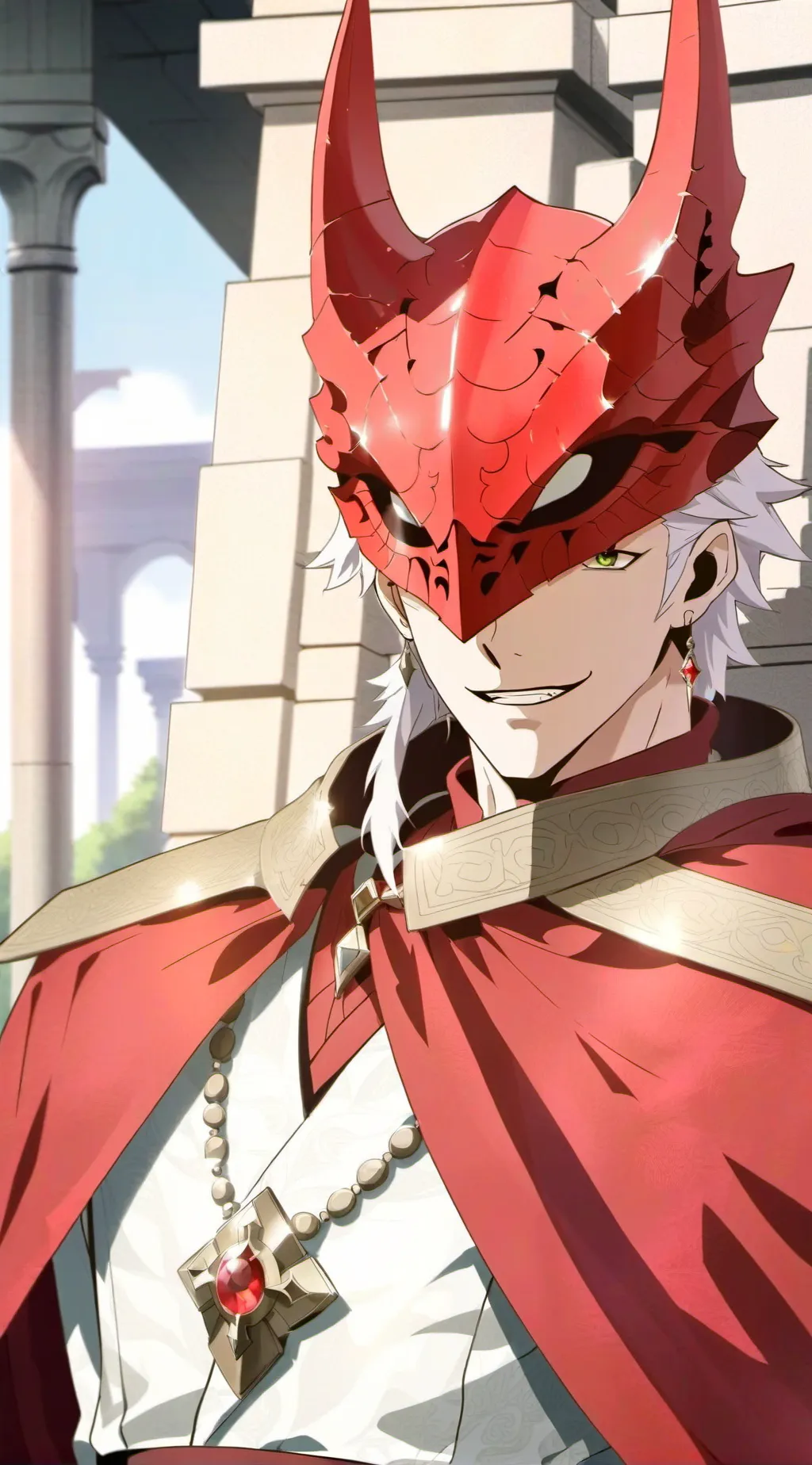 ai character: Gojo saturo background