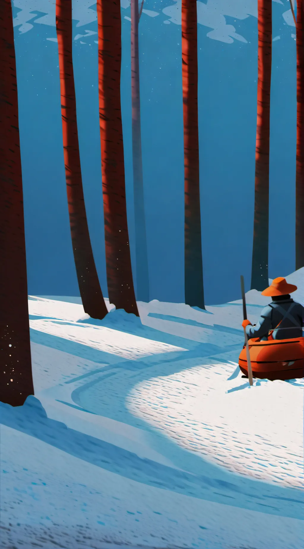 ai character: The sled experioce background