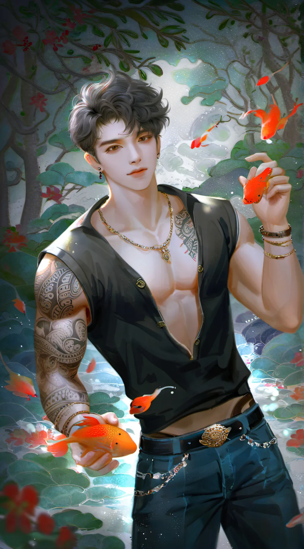 ai character: Mark background