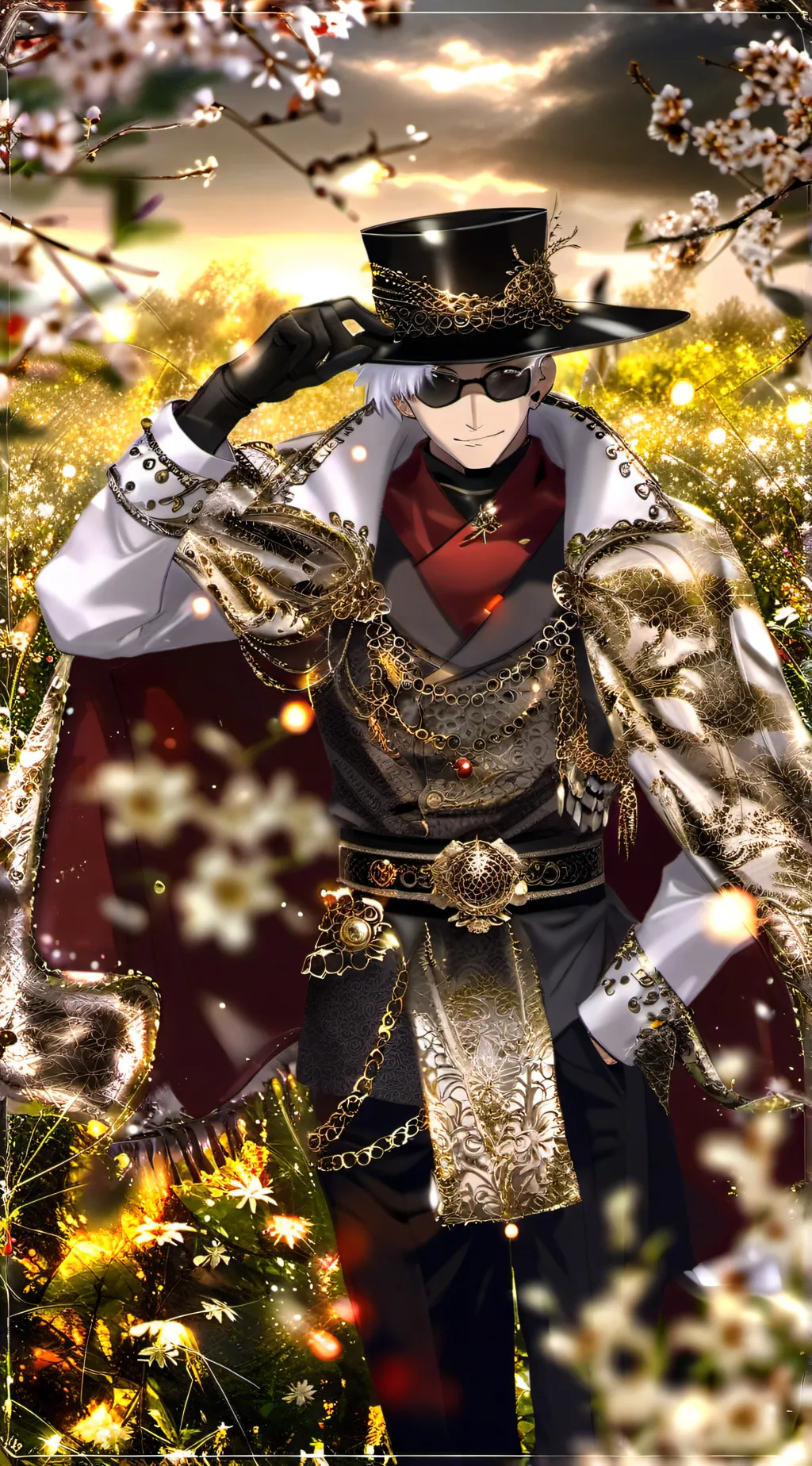 ai character: gojo satoru background