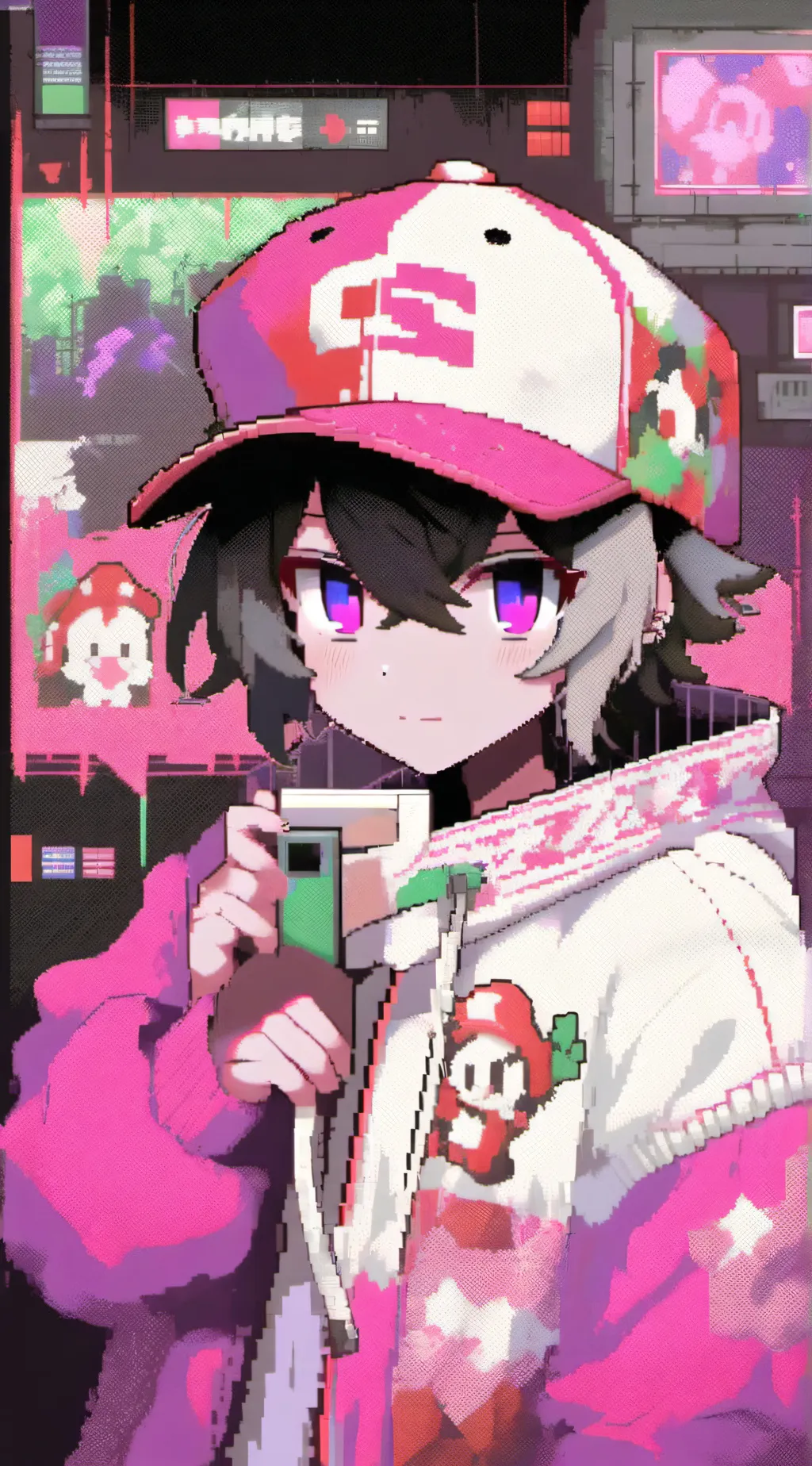 ai character: smg4 crew  background