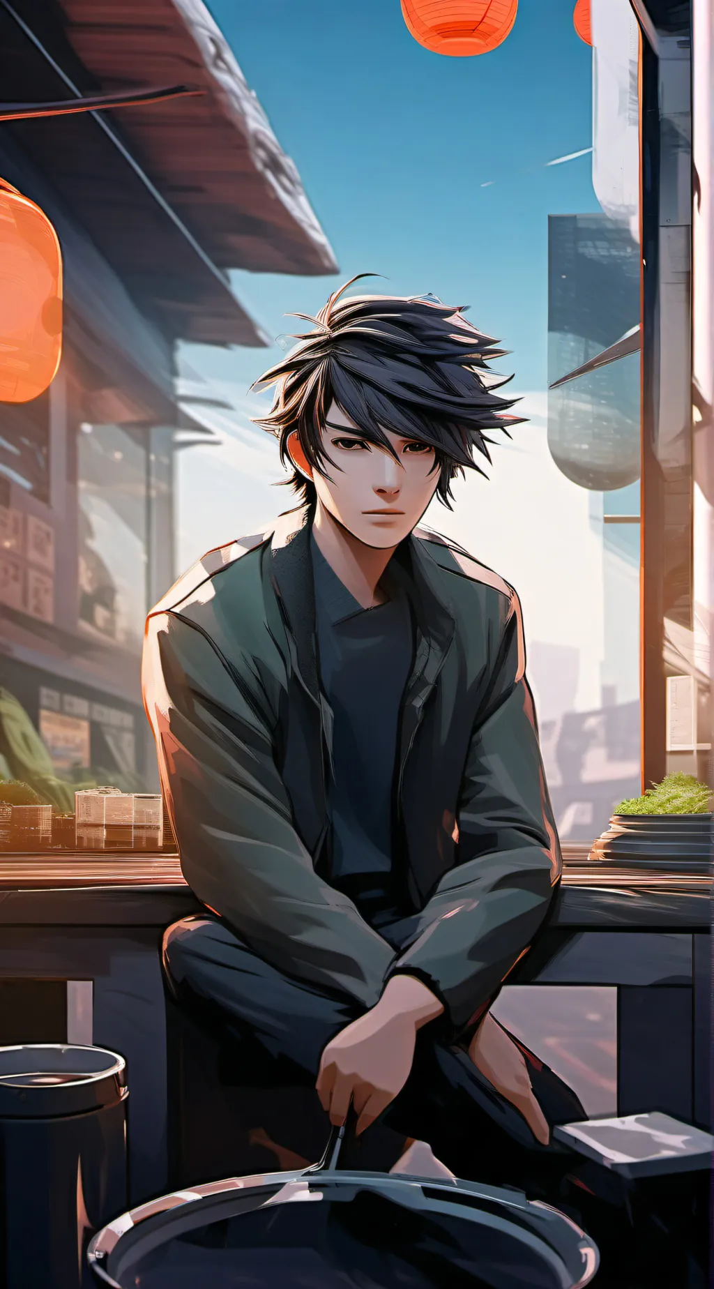 ai character: adddd background