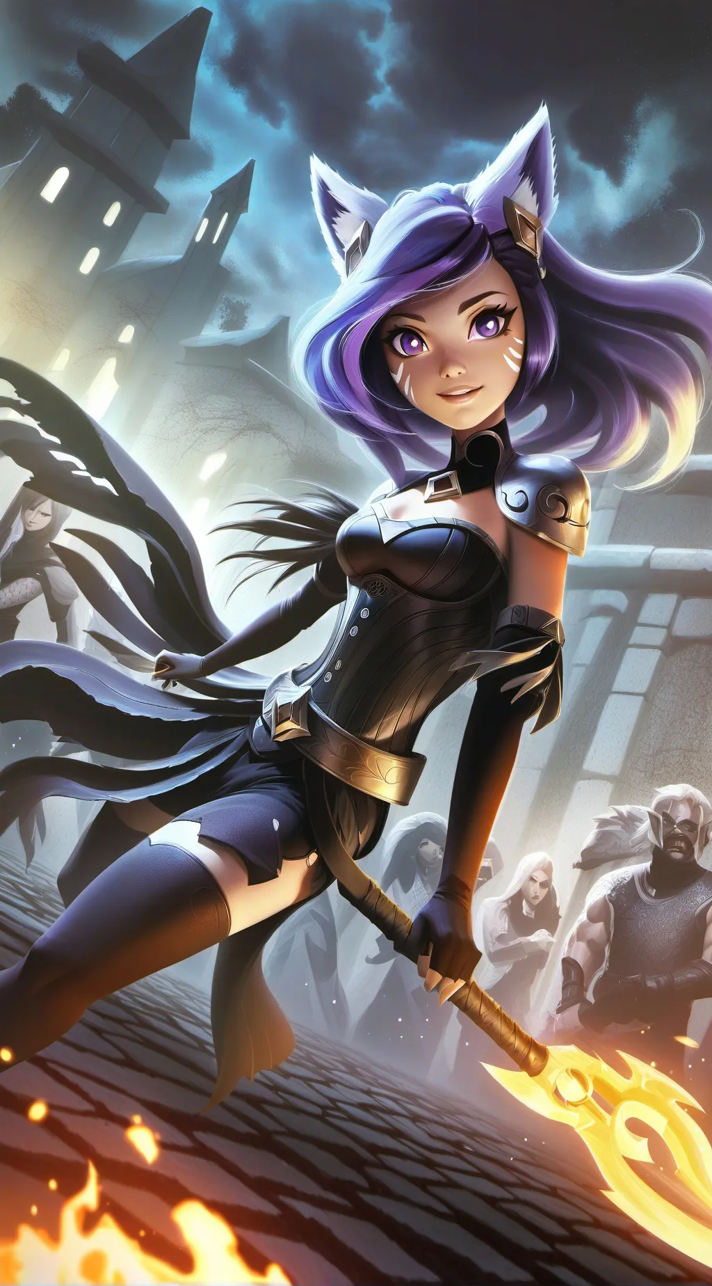 ai character: Aphmau background