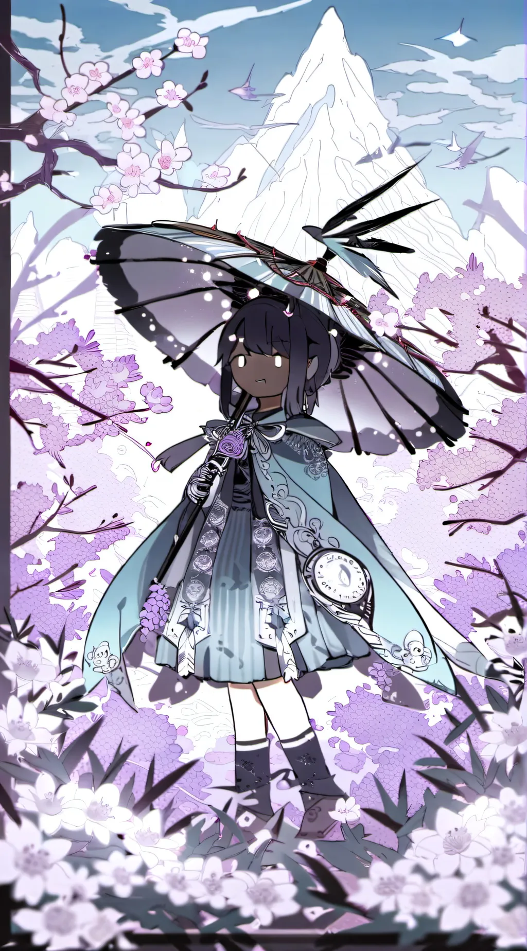 ai character: Amethyst background