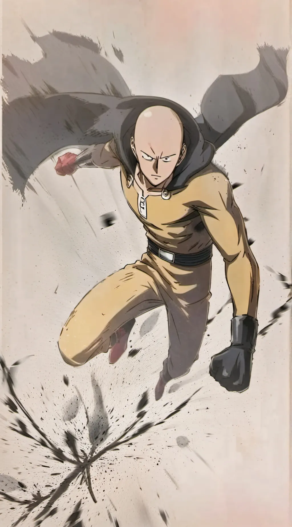 ai character: Saitama background