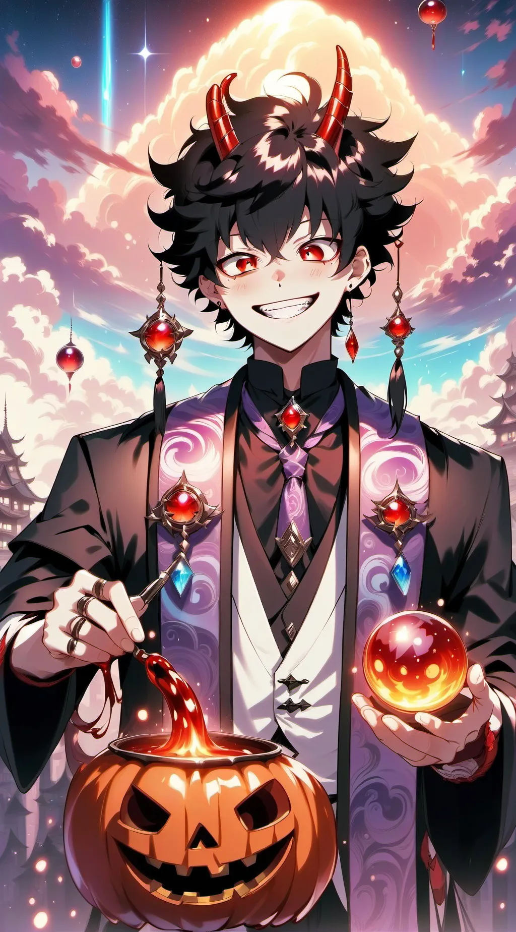 ai character: Ev deku 2.0 background