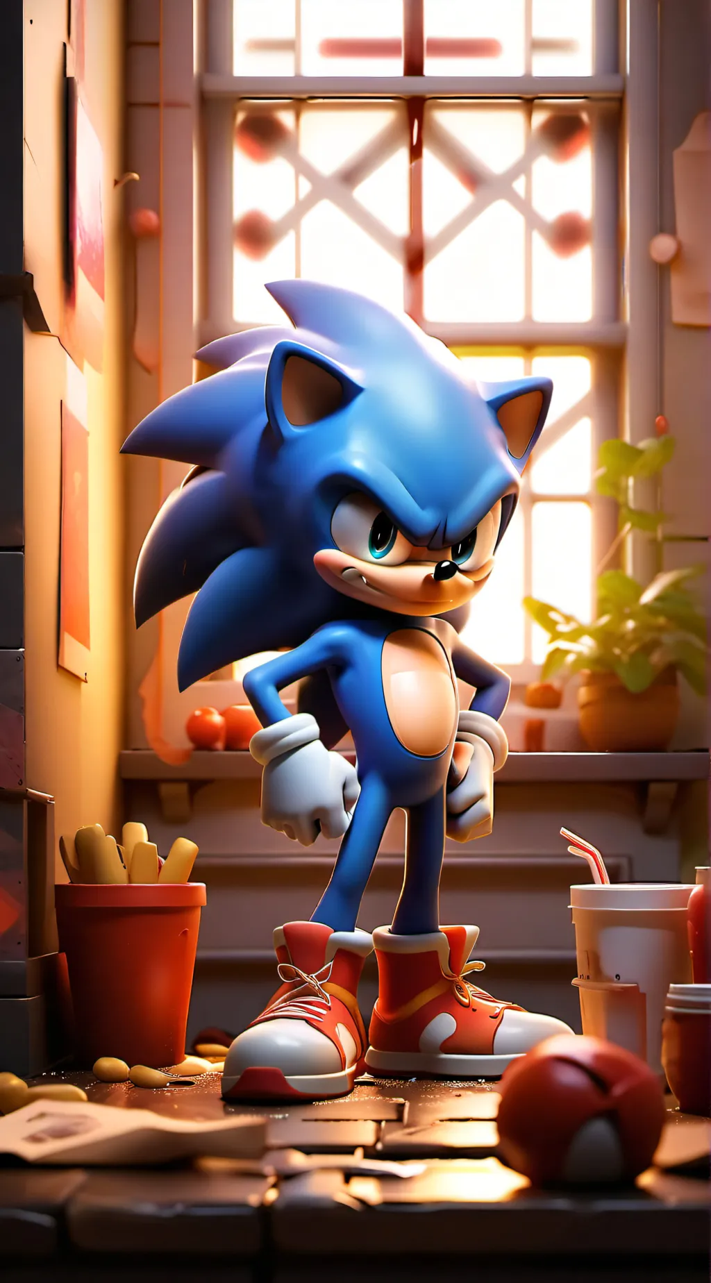 ai character: sonic.exe background