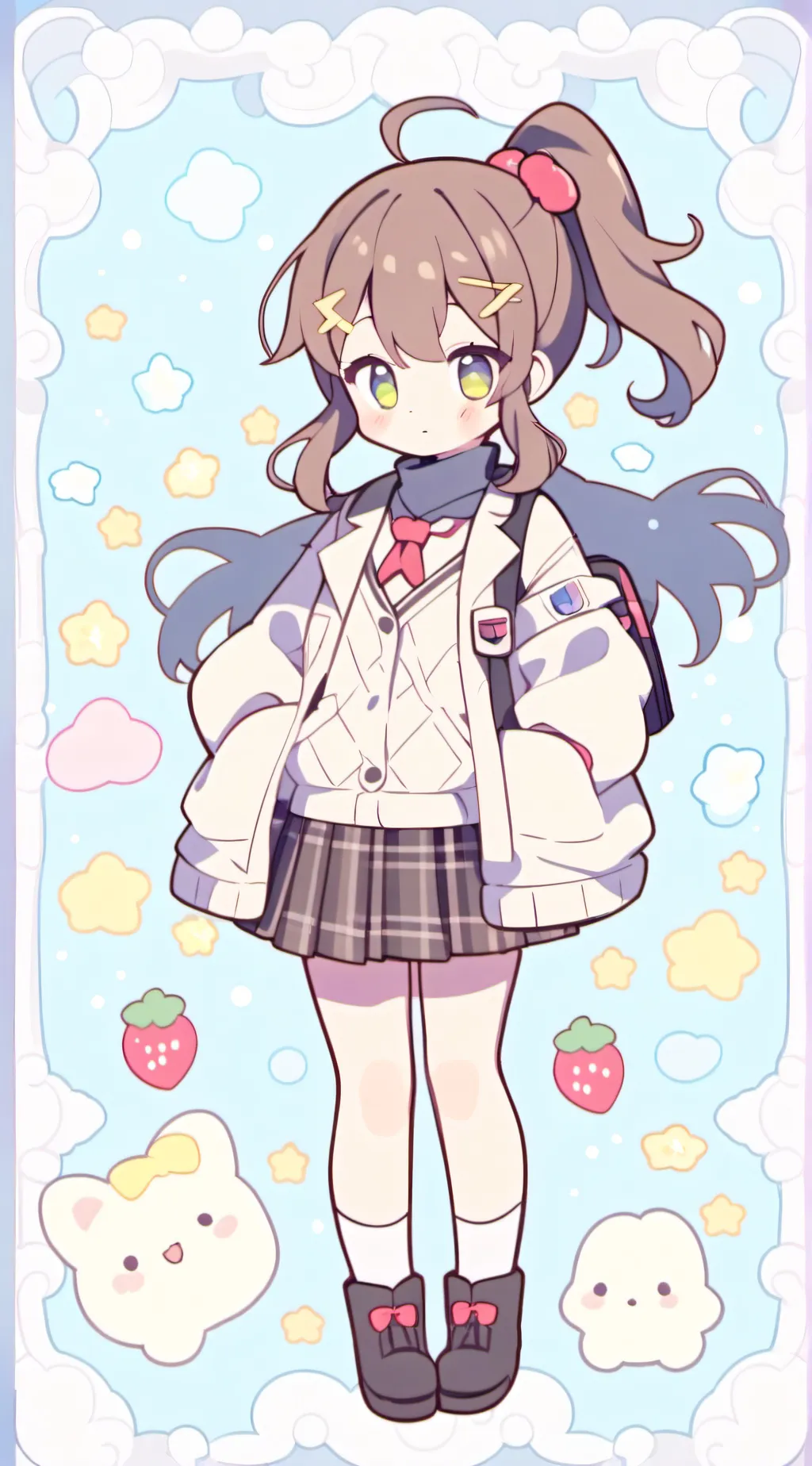 ai character: Veronica  background